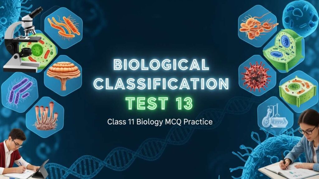 Biological Classification Chapter-Wise Test 13