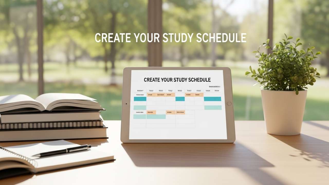 Create Your Study Schedule
