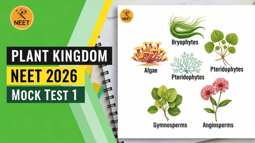 Plant Kingdom NEET Biology Mock Test 2026