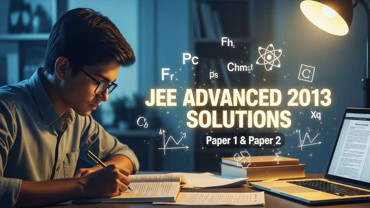 JEE Advanced 2013 Official Question Paper Solutions