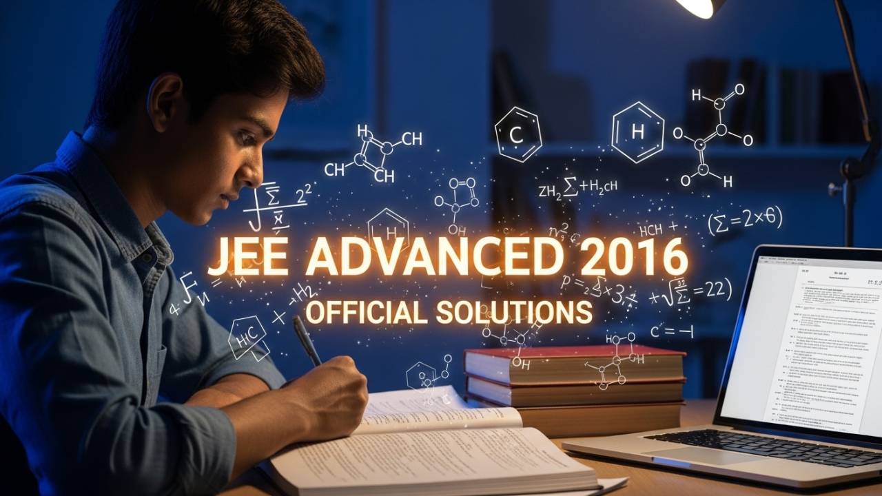 JEE Advanced 2016 Official Question Paper Solutions